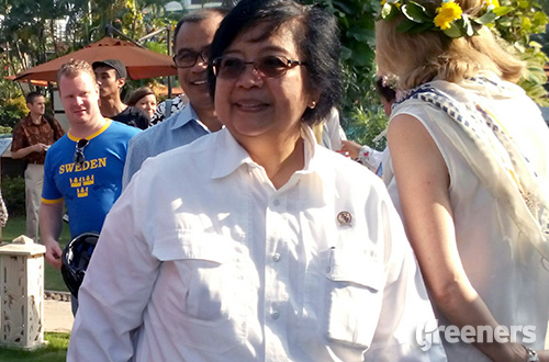 Menteri Lingkungan Hidup dan Kehutanan, Siti Nurbaya Bakar. Foto: greeners.co/Danny Kosasih