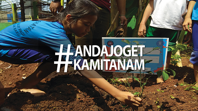 #AndaJogetKamiTanam