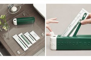 green box plastik terdekomposisi