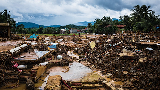 pusat penanganan sampah yang timbul akibat bencana