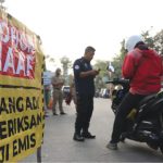 ilustrasi uji emisi kendaraan bermotor. Foto: DLH DKI Jakarta