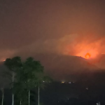 Kebakaran Gunung Merbabu. Foto: BNPB