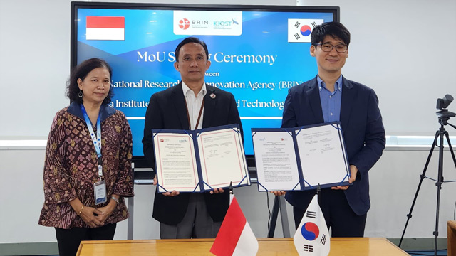 BRIN bersama KIOST bangun kerja sama riset di bidang maritim. Foto: MTCRC
