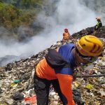 Kebakaran TPA Tlekung di Kota Batu, Jawa Timur. Foto: BNPB