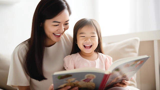 Salah satu manfaat membacakan buku pada anak adalah dapat membangun kedekatan atau koneksi yang erat. Foto: Freepik