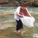 Ilustrasi pelepasliaran ikan lokal Ciliwung. Foto: Dini Jembar Wardani
