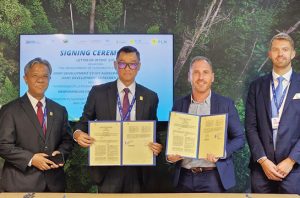 PT PLN dan Hydrogen de France SA (HDF Energy), memperkuat kerja sama dalam mencapai tujuan Emisi Nol Bersih (Net Zero Emission). Foto: PT PLN