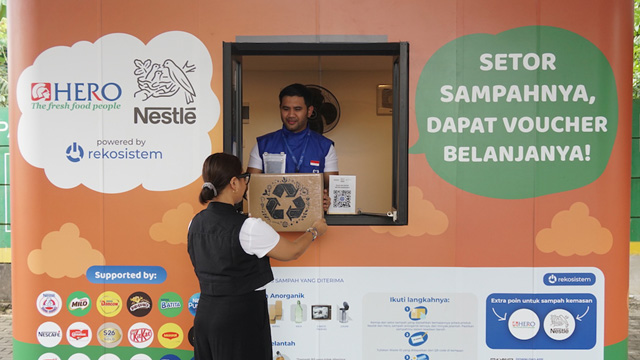 Nestlé meluncurkan fasilitas Waste Station. Foto: Nestle Indonesia