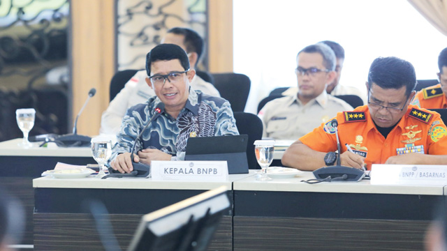 BNPB menyiapkan mitigasi bencana menjelang libur Natal dan tahun baru. Foto: BNPB