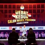 Debat cawapres terkait ekonomi ekstraktif. Foto: KPU