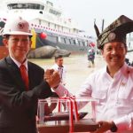 KKP meluncurkan dua kapal pengawas. Foto: KKP