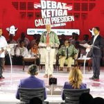 Isu keamanan lingkungan dan pangan luput dalam debat capres putaran ketiga. Foto: KPU