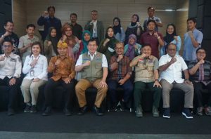 tengah menyiapkan simulasi penanggulangan bencana. Foto: BNPB