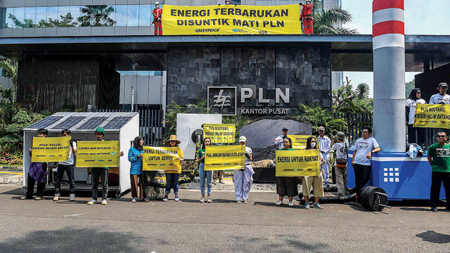 Debat cawapres belum menyentuh akar permasalahan krisis iklim. Foto: Greenpeace Indonesia