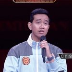 Cawapres Gibran Rakabuming Raka bicara soal tambang ilegal. Foto: KPU