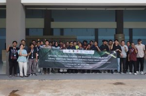 Pelatihan pemetaan wilayah pesisir tingkat lanjut menggunakan VTOL fixed-wing drone. Foto: Korea-Indonesia MTCRC