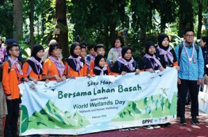 Lestarikan lahan basah untuk jaga habitat satwa. Foto: KLHK