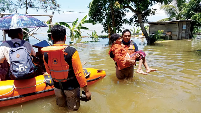 Ilustrasi banjir. Foto: BNPB