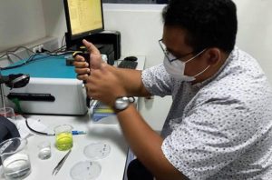 BRIN tengah mengembangkan produk biosensor portabel. Foto: BRIN