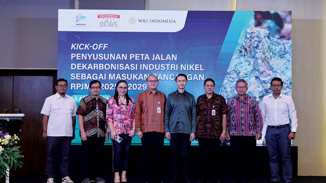 Bappenas akan menyusun peta jalan dekarbonisasi industri nikel. Foto: WRI Indonesia