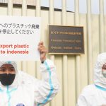 Ecoton mendesak pemerintah Jepang untuk menghentikan pengiriman sampah plastik ke Indonesia. Foto: Ecoton