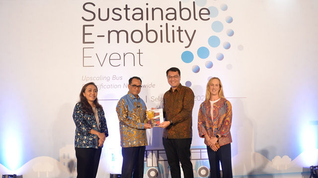 Kemenhub mendorong percepatan penggunaan bus listrik untuk transportasi publik di wilayah perkotaan. Foto: Kemenhub