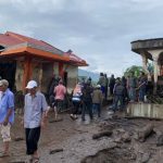 BNPB akan memperkuat sistem peringatan dini banjir lahar. Foto: BNPB