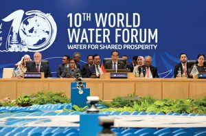 Walhi mengkritik pidato Jokowi di World Water Forum ke-10 di Bali. Foto: Rusman-Biro Pers Sekretariat Presiden
