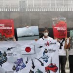 Walhi menuntut Jepang untuk menghentikan pendanaan proyek gas fosil. Foto: Walhi
