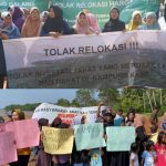 Masyarakat menolak proyek rempang. Foto: Walhi Riau