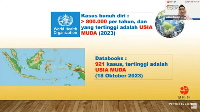 Pada masa pandemi, banyak terjadi kasus bunuh diri yang bermunculan di media sosial. Foto: BRIN