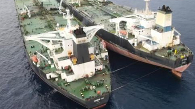 Kapten kapal berbendera Iran divonis 7 tahun penjara karena mencemari laut Indonesia. Foto: KLHK