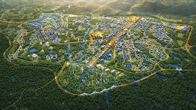 Presiden Jokowi resmi memberikan izin HGU  di IKN kepada investor. Foto: DPR RI - Mentari/vel.