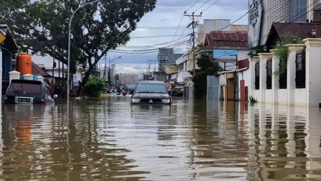 Walhi mengatakan banjir Gorontalo imbas banyaknya alih fungsi lahan. Foto: BPBD Kota Gorontalo.