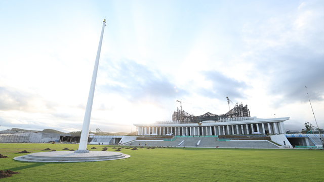 Potret istana di IKN. Foto: Dok IKN
