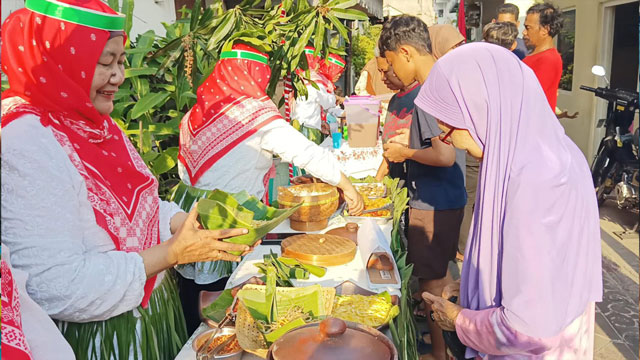 Pasaran zero waste oleh Kampung Siba Klasik. Foto: Ecoton