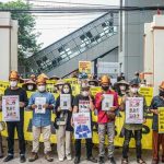 Belasan warga Sumsel menggugat tiga perusahaan terkait kasus kabut asap. Foto: Greenpeace Indonesia