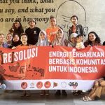 Climate Rangers meluncurkan kampanye [RE]Solusi bersama 350 Indonesia untuk mendorong energi terbarukan. Foto: Climate Rangers