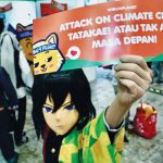 Wibu4Planet menyuarakan urgensi krisis iklim. Foto: Wibu4Planet