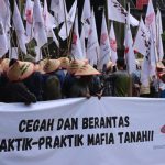 KPA menuntut memberantas korupsi agraria. Foto: KPA