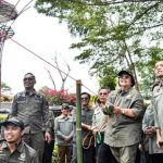 Pelepasliaran 79 ekor burung di Kebun Raya Indrokilo, Kabupaten Boyolali. Foto: KLHK