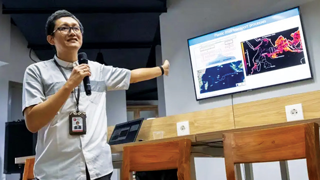 Sampah plastik Indonesia bisa mengalir sampai ke Afrika. Foto: BRIN