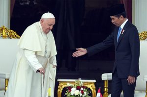 Kunjungan Paus Fransiskus ke Indonesia. Foto: Humas Setkab/Rahmat
