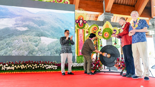 Peresmian Taman Nasional Mutis Timau. Foto: KLHK