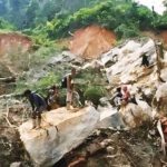 Tambang ilegal. Foto: BPBD Solok