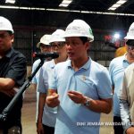 Menteri Lingkungan Hidup (LH) Hanif Faisol Nurofiq mengunjungi TPST Bantargebang. Foto: Dini Jembar Wardani