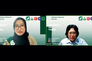 Dosen IPB membahas potensi geowisata air terjun. Foto: Berita IPB