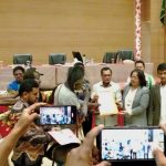 Puluhan masyarakat adat Merauke menolak PSN cetak sawah. Foto: Pusaka