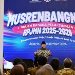 Prabowo memberikan arahan dalam Musrenbangnas RPJMN 2025-2029 di Jakarta. Foto: Kementerian Sekretariat Negara RI