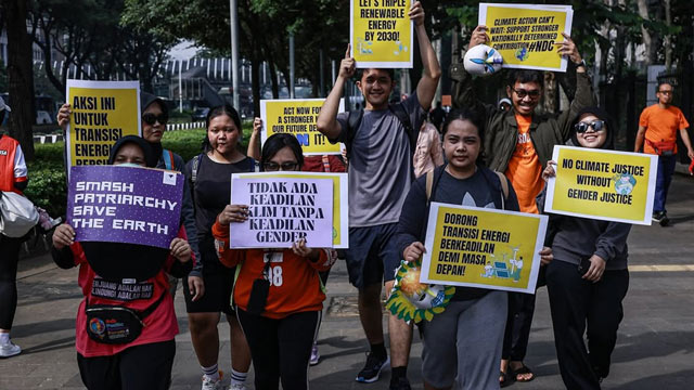 Pelibatan gen Z dalam kebijakan iklim masih minim. Foto: Climate Rangers Jakarta